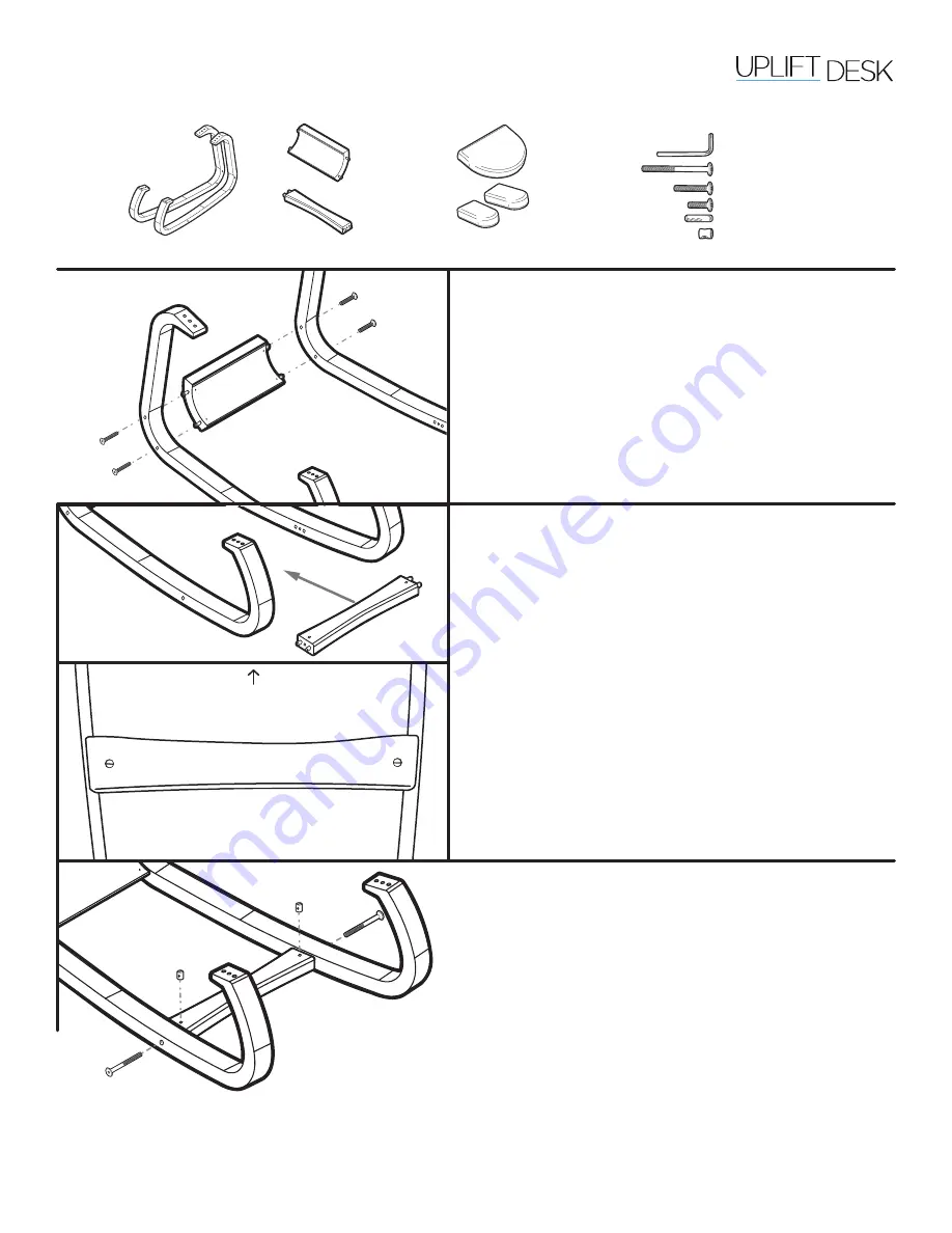 Uplift Desk CHR463 Quick Start Manual Download Page 1