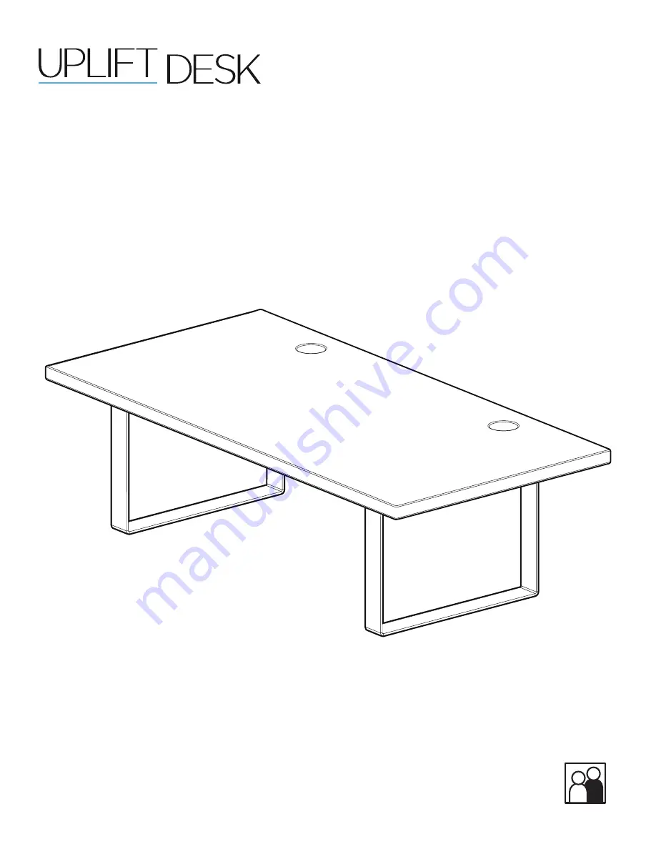 Uplift Desk Coffee Table Legs Скачать руководство пользователя страница 1