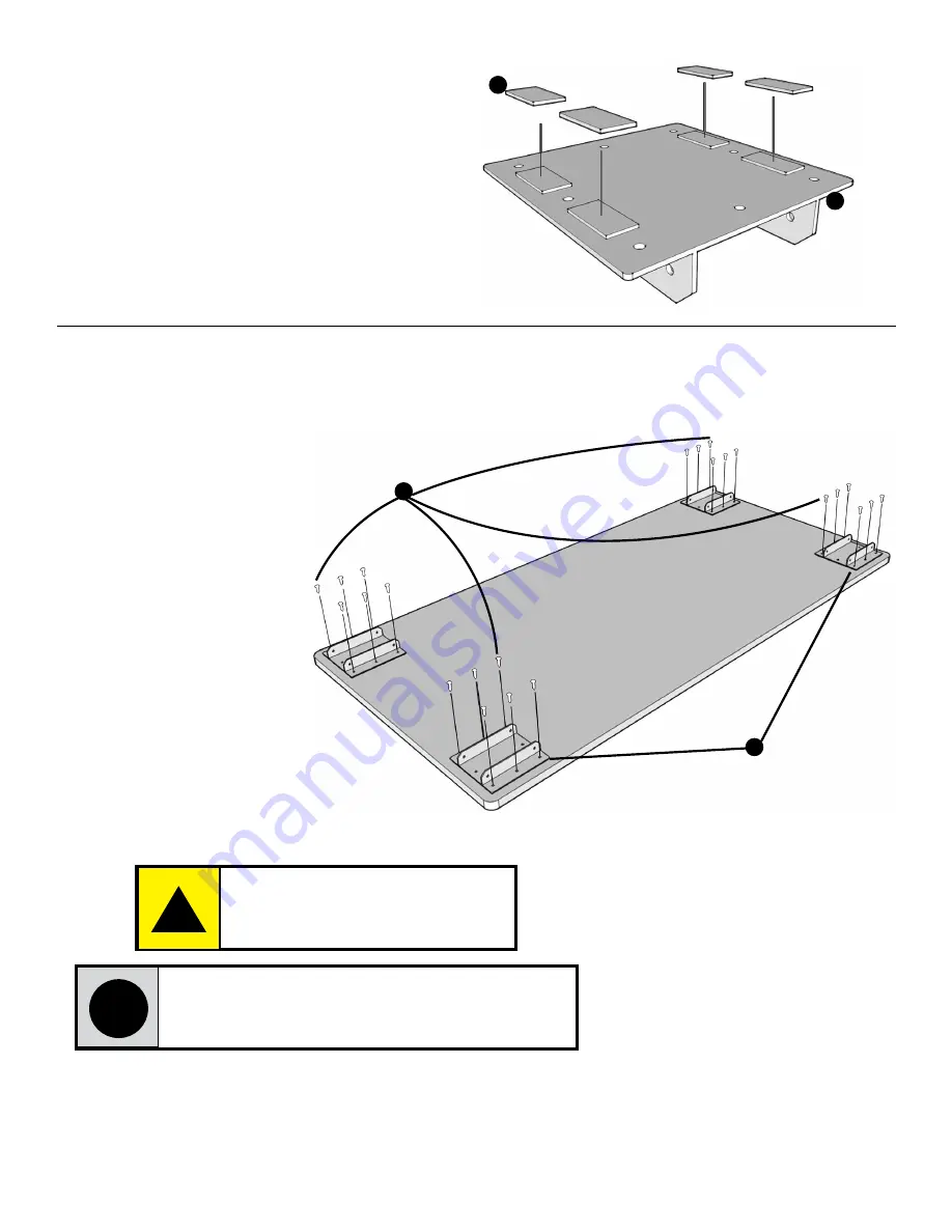 Uplift Desk Height Adjustable Standing Desk 4-Leg Assembly Instructions Manual Download Page 4