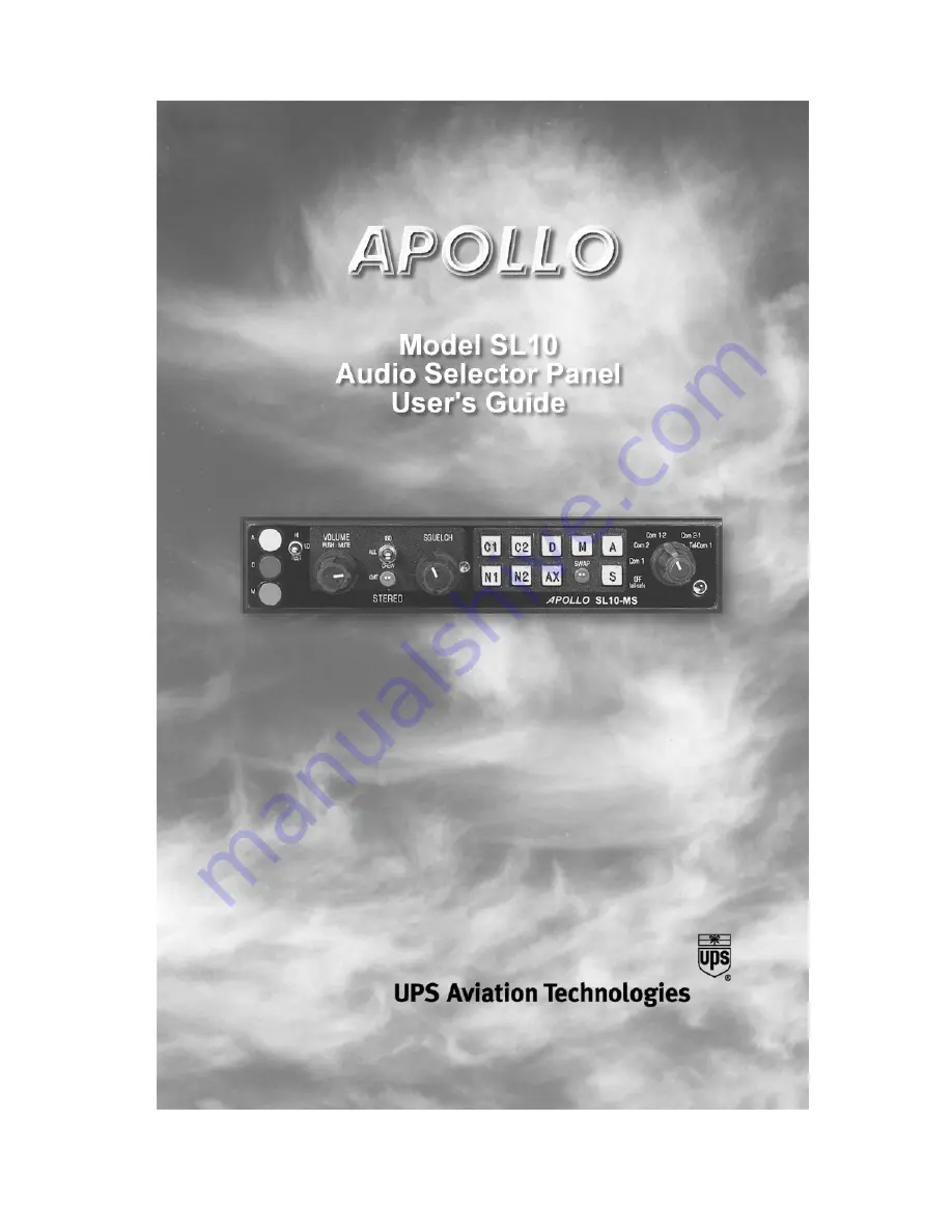 UPS Aviation Technologies 10 User Manual Download Page 1