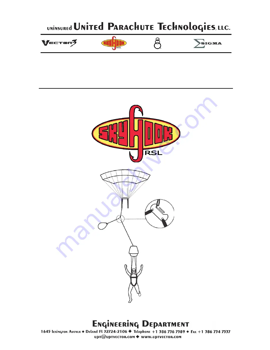 UPT SkyHook II RSL Packing Instructions Download Page 1