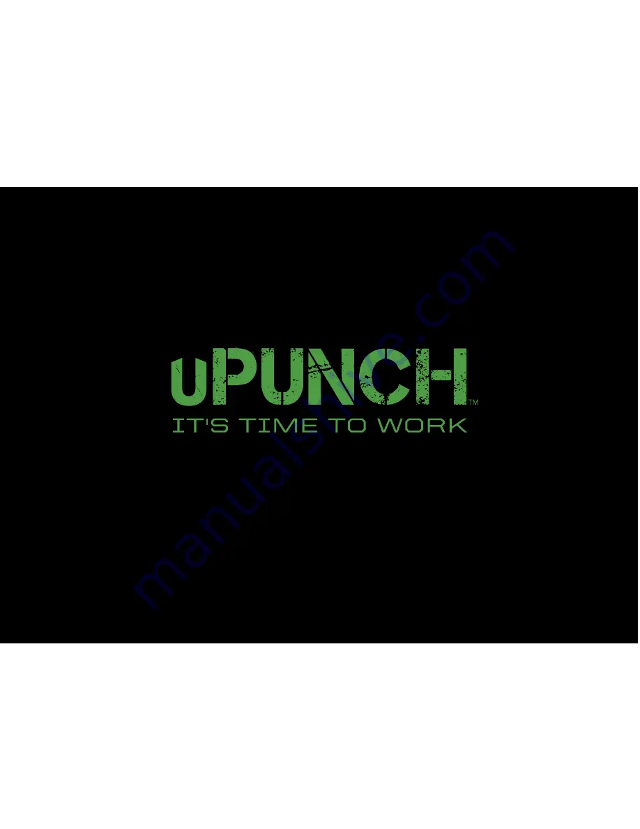 uPunch HN1000 Product Manual Download Page 1