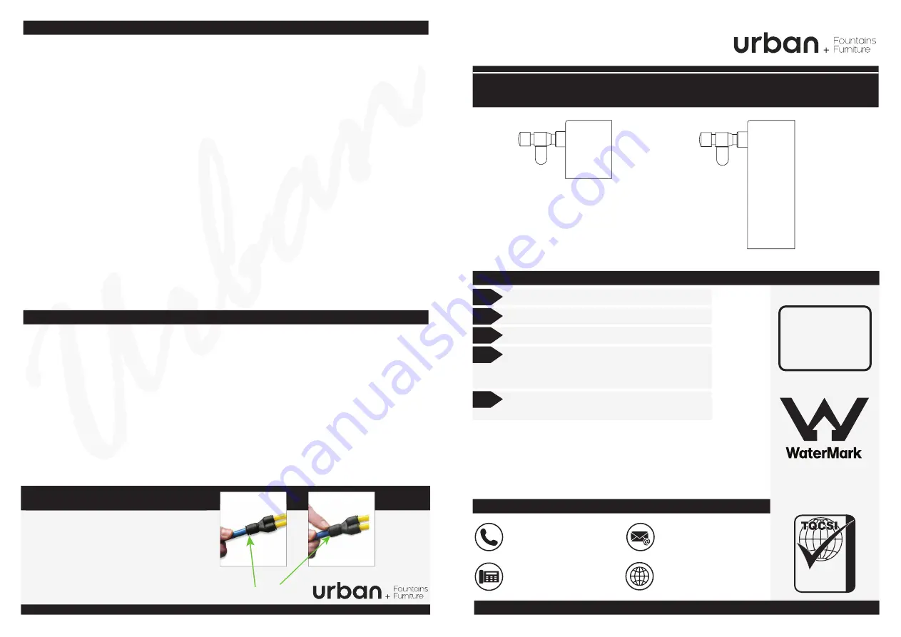 Urban BF200W Installation, Operation And Maintenance Instructions Download Page 1