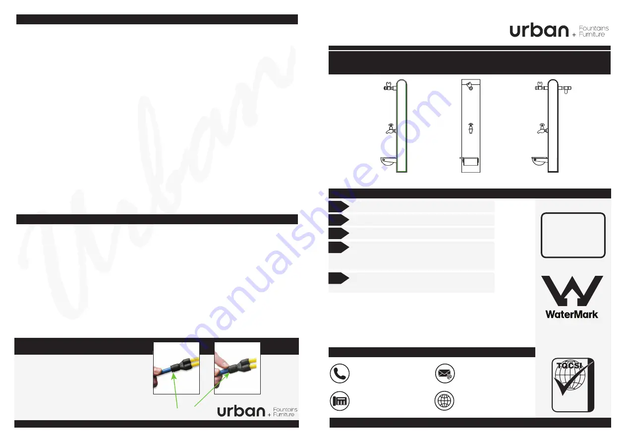 Urban PF450 Installation, Operation And Maintenance Instructions Download Page 1