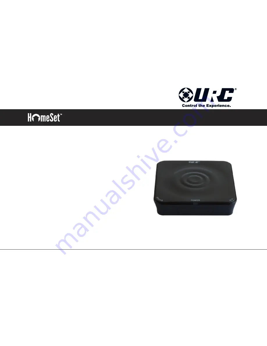 URC HomeSet C100 Owner'S Manual Download Page 1