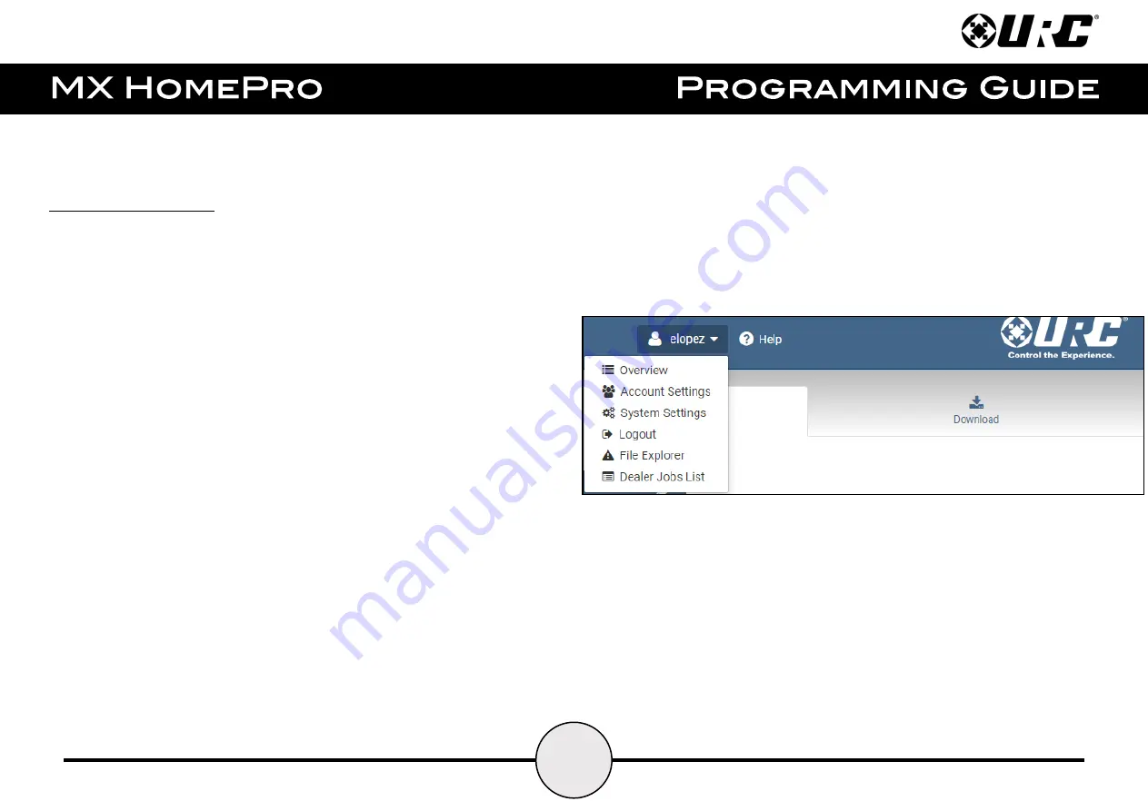 URC MX HomePro Programming Manual Download Page 15