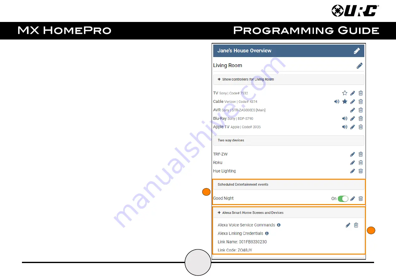 URC MX HomePro Скачать руководство пользователя страница 41