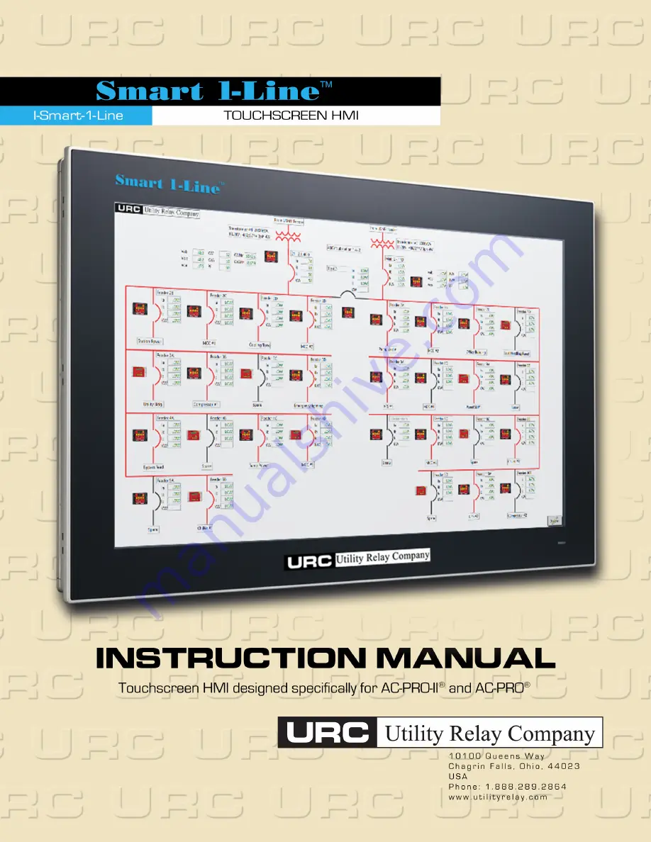 URC Smart 1-Line Instruction Manual Download Page 1