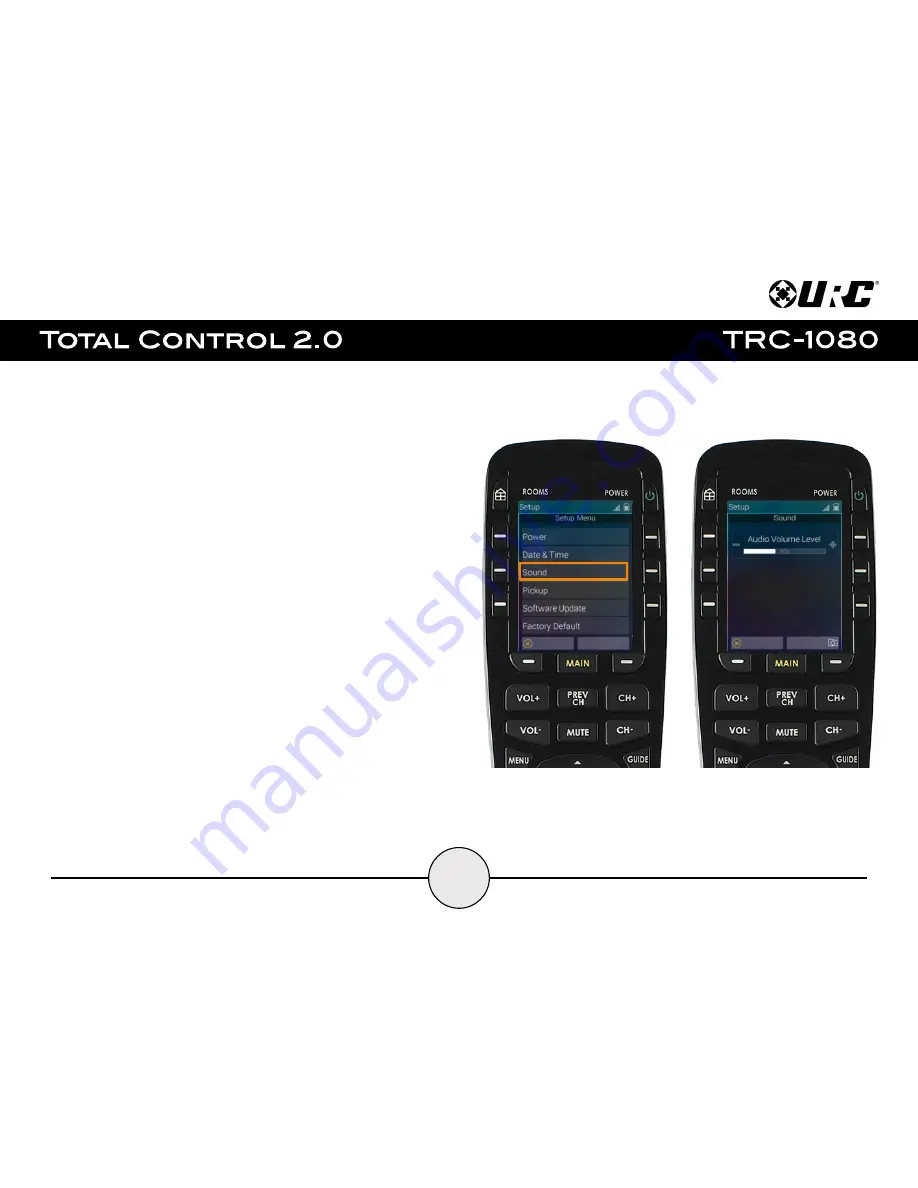 URC Total Control 2.0 Owner'S Manual Download Page 21