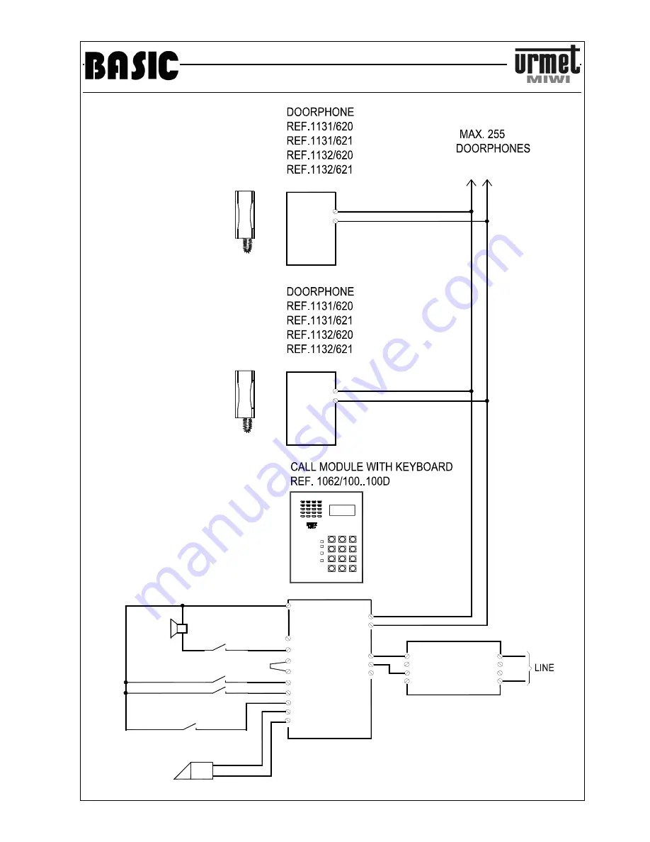 urmet domus 1062/100 Manual Download Page 21