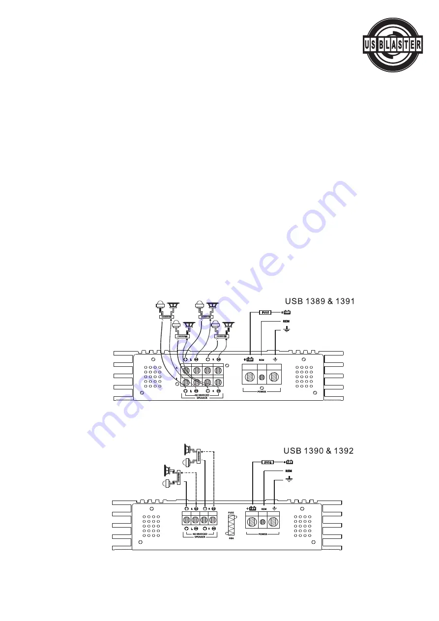 US Blaster USB 1389 Скачать руководство пользователя страница 46