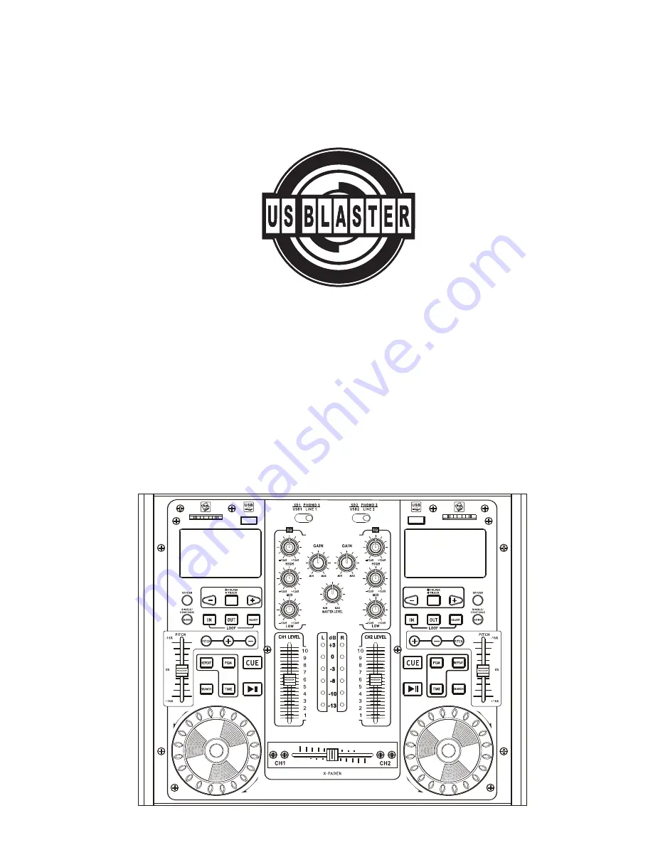 US Blaster USB 7340 Скачать руководство пользователя страница 1