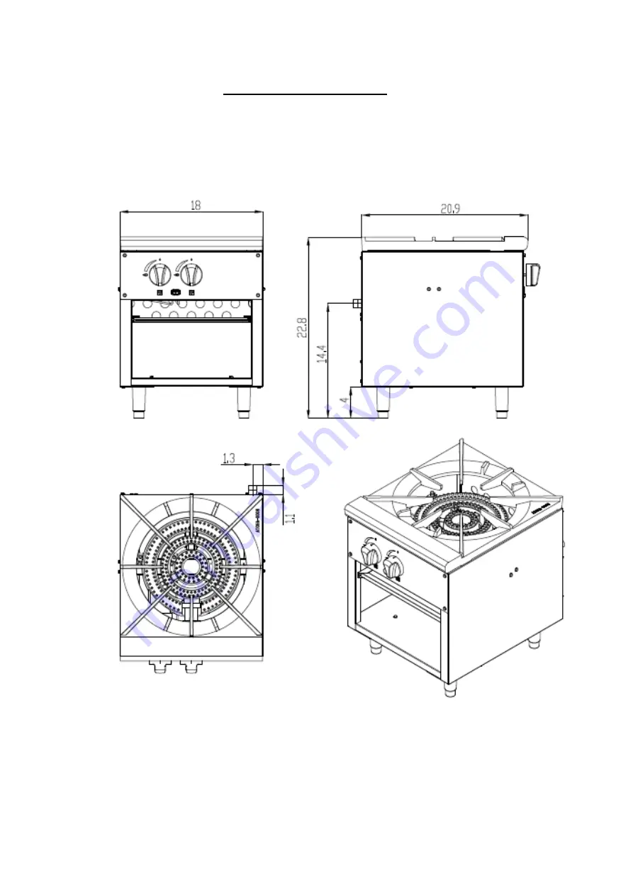 US COOKING EQUIPMENT USSP-18-1 Скачать руководство пользователя страница 5