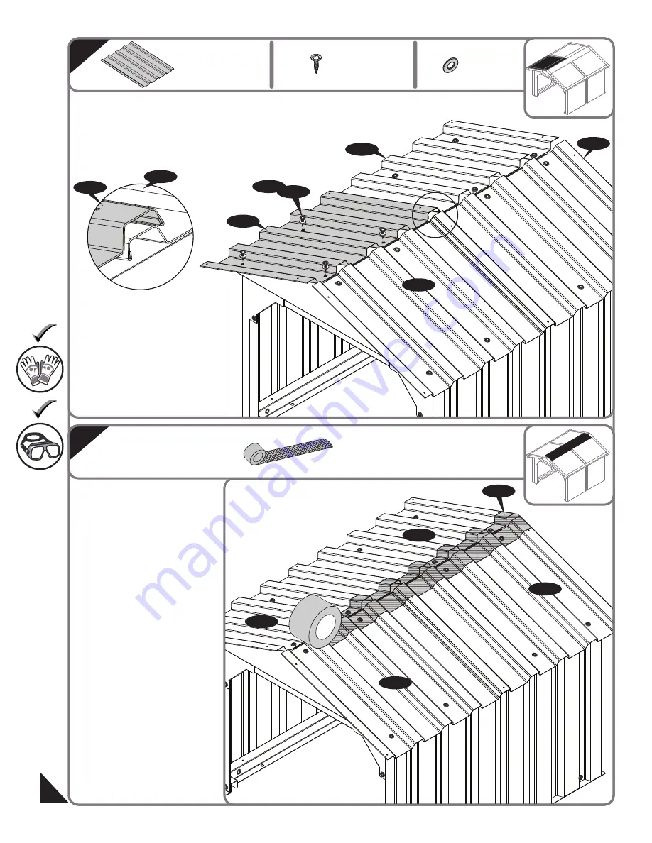 US Polymers DURAMAX Robotic Lawn Mower Garage Owner'S Manual Download Page 15