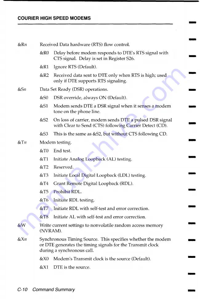 US Robotics COURIER User Manual Download Page 143