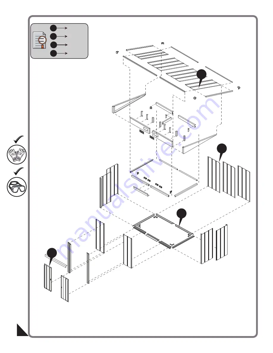 USP DURAMAXX 6 Ft Eco Pent Roof Owner'S Manual Download Page 10