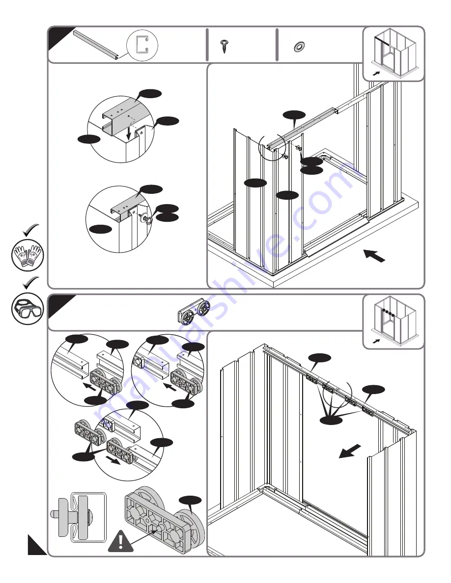 USP DURAMAXX 6 Ft Eco Pent Roof Owner'S Manual Download Page 23