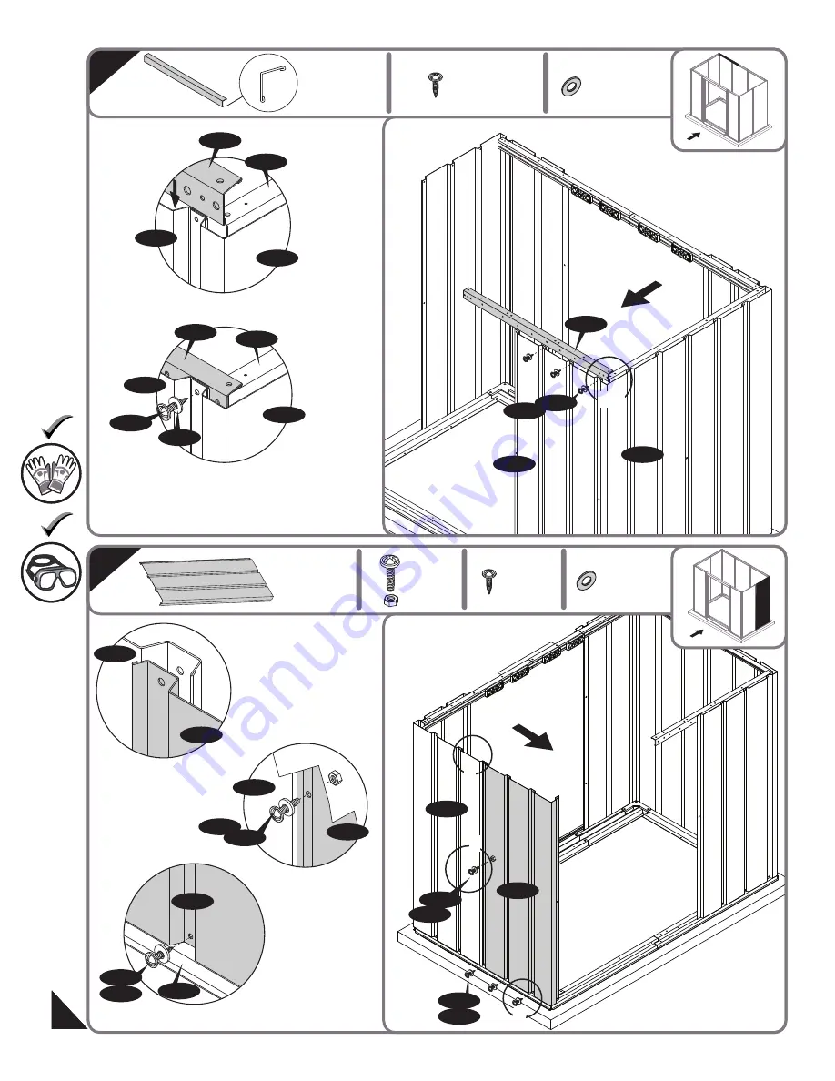 USP DURAMAXX 6 Ft Eco Pent Roof Owner'S Manual Download Page 26