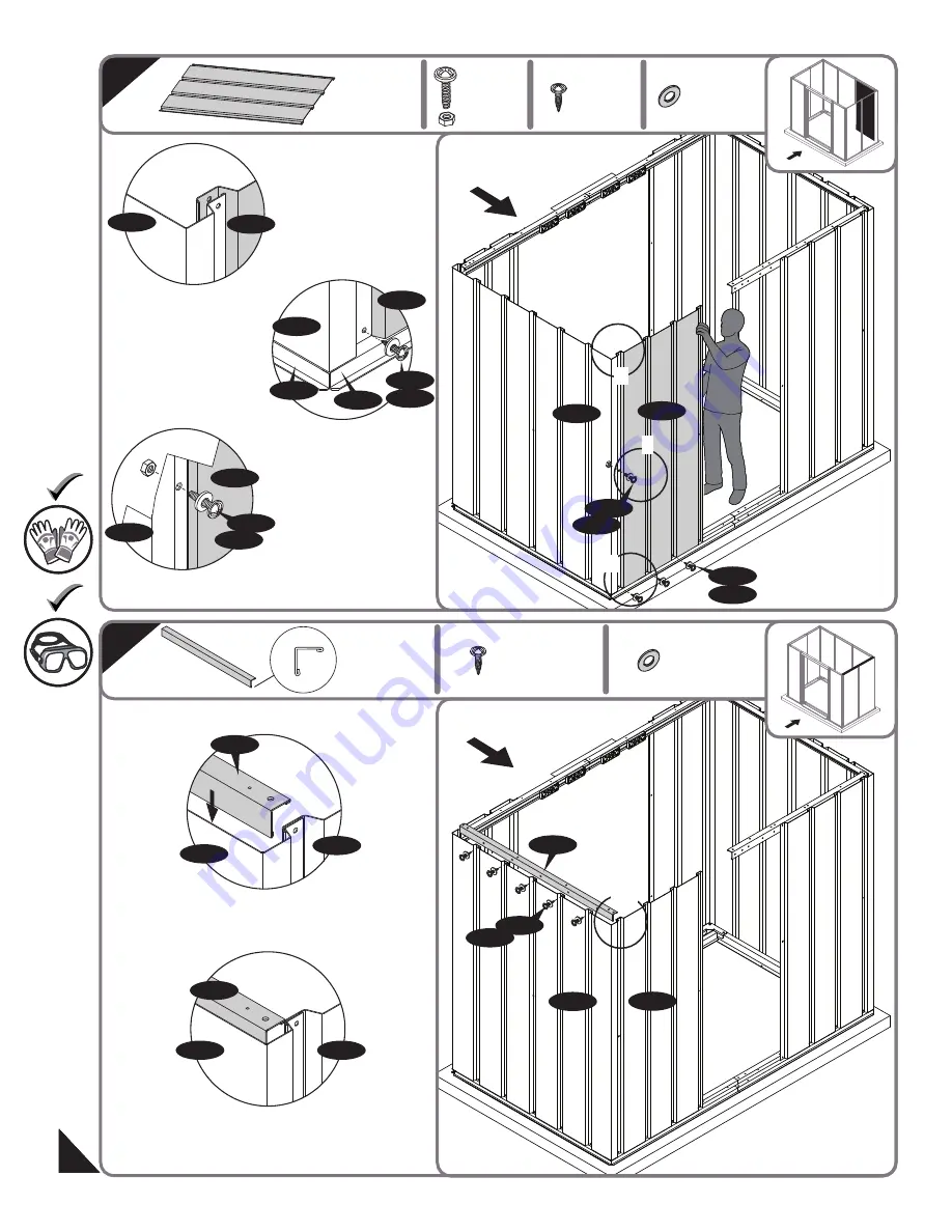 USP DURAMAXX 6 Ft Eco Pent Roof Owner'S Manual Download Page 27