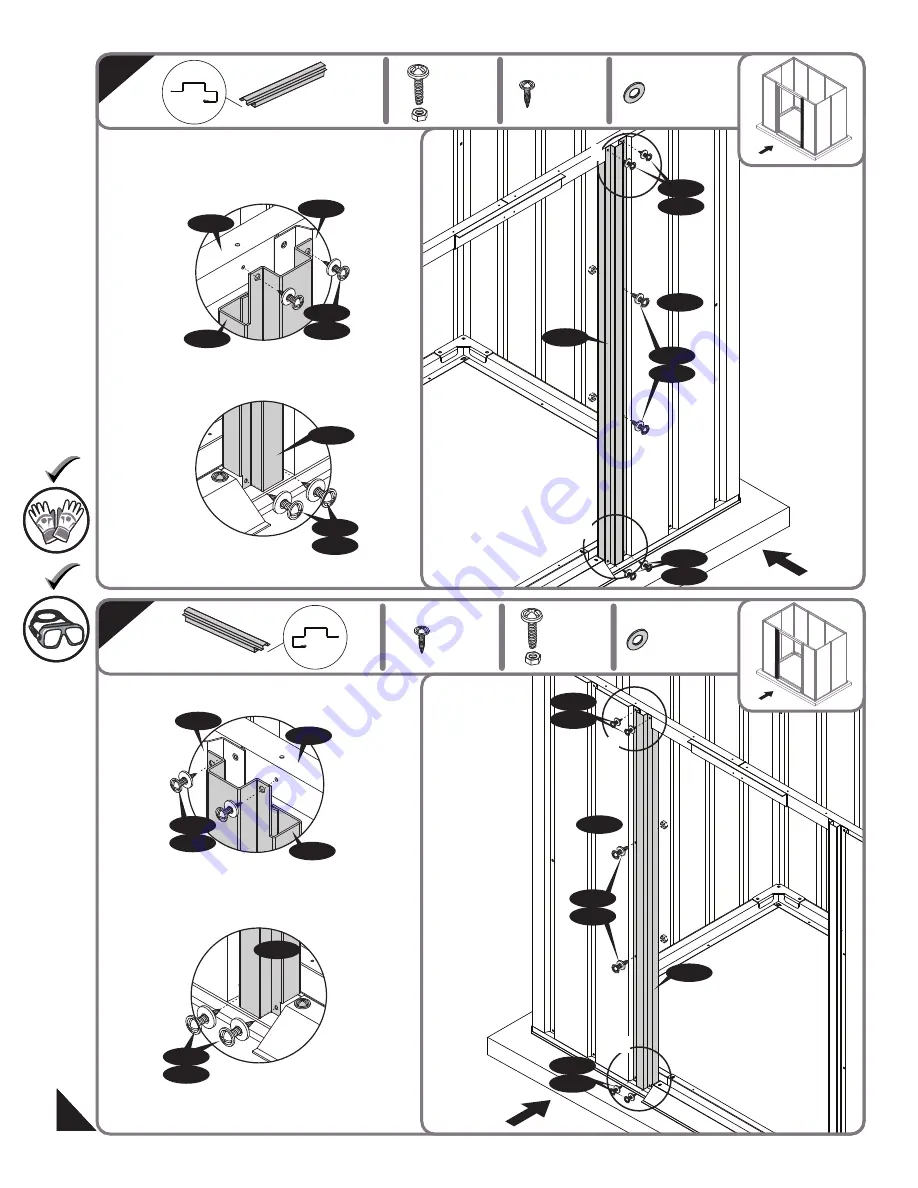 USP DURAMAXX 6 Ft Eco Pent Roof Скачать руководство пользователя страница 29