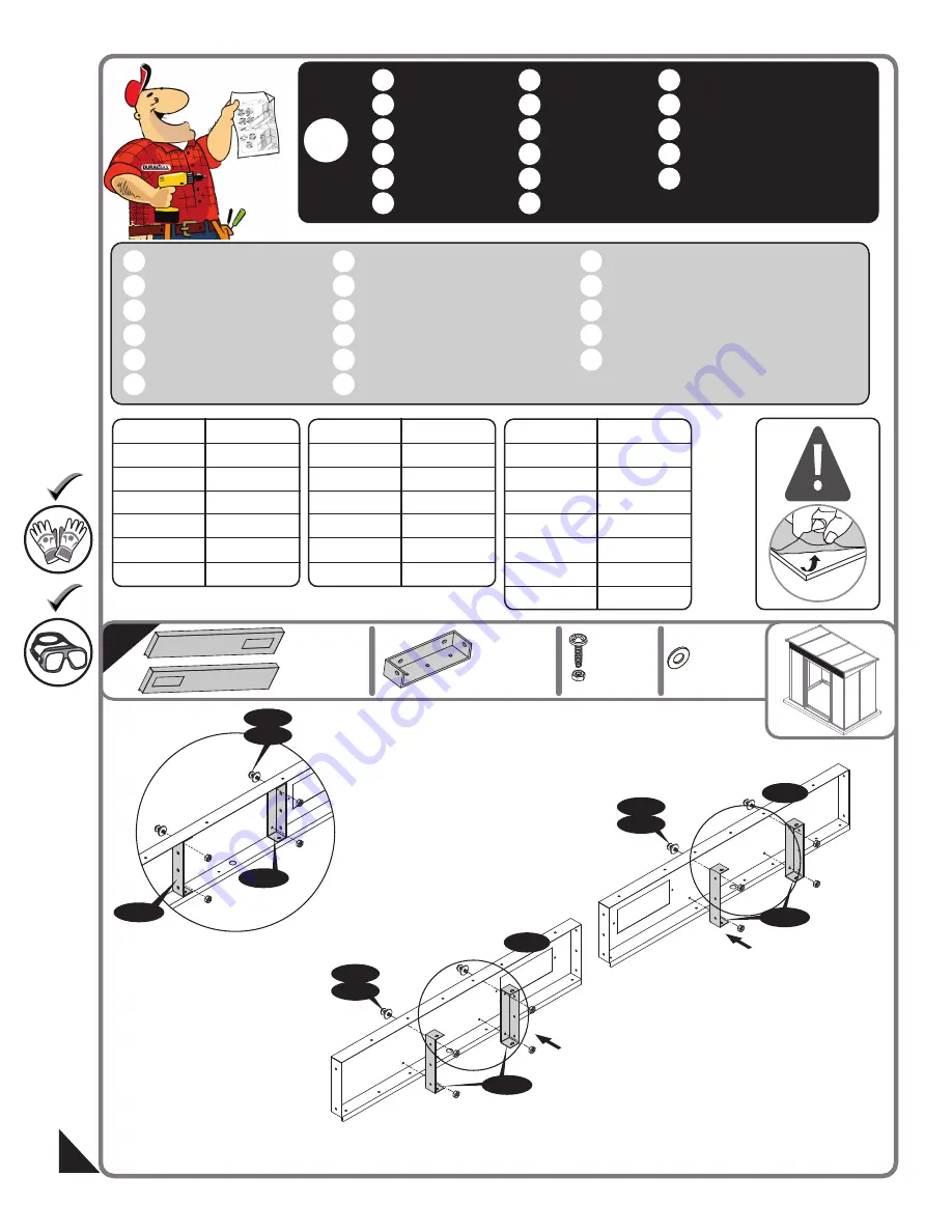 USP DURAMAXX 6 Ft Eco Pent Roof Owner'S Manual Download Page 31