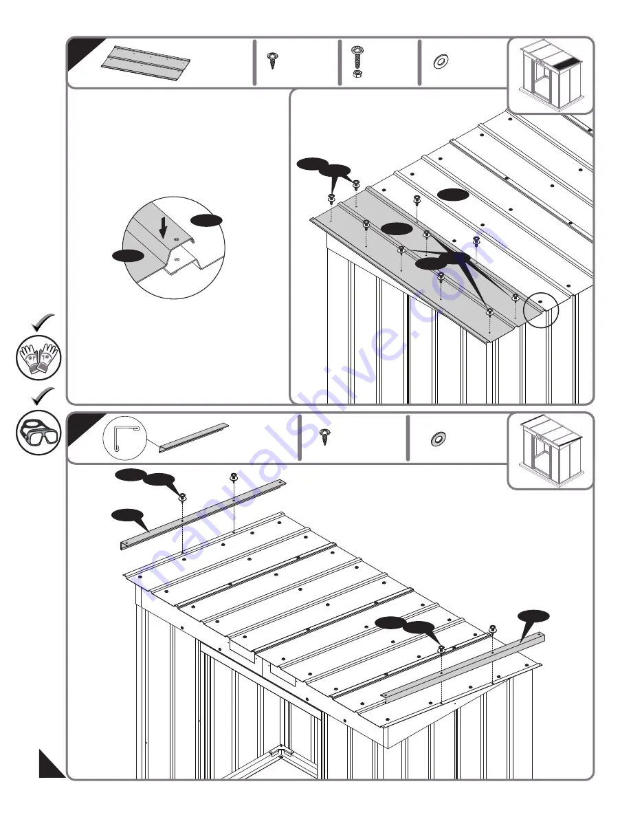 USP DURAMAXX 6 Ft Eco Pent Roof Owner'S Manual Download Page 39