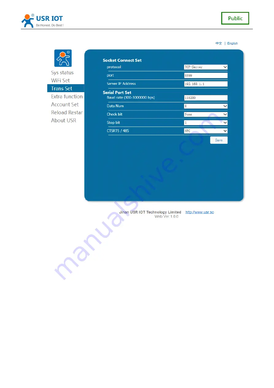 USR IOT USR-C321 User Manual Download Page 24