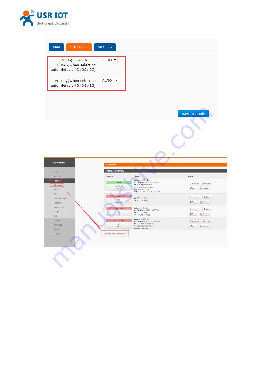 USR IOT USR-G806-AU User Manual Download Page 9