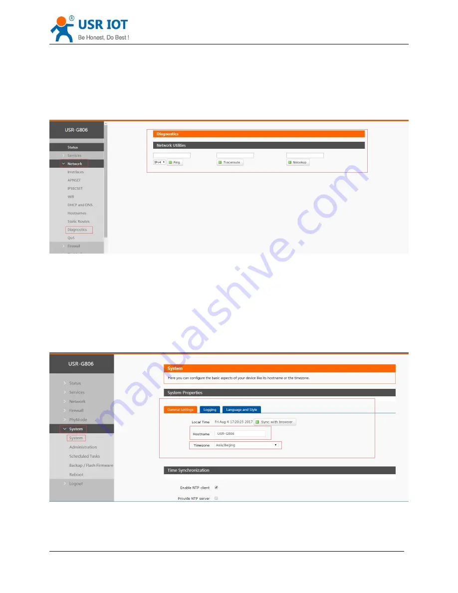 USR IOT USR-G806 User Manual Download Page 14