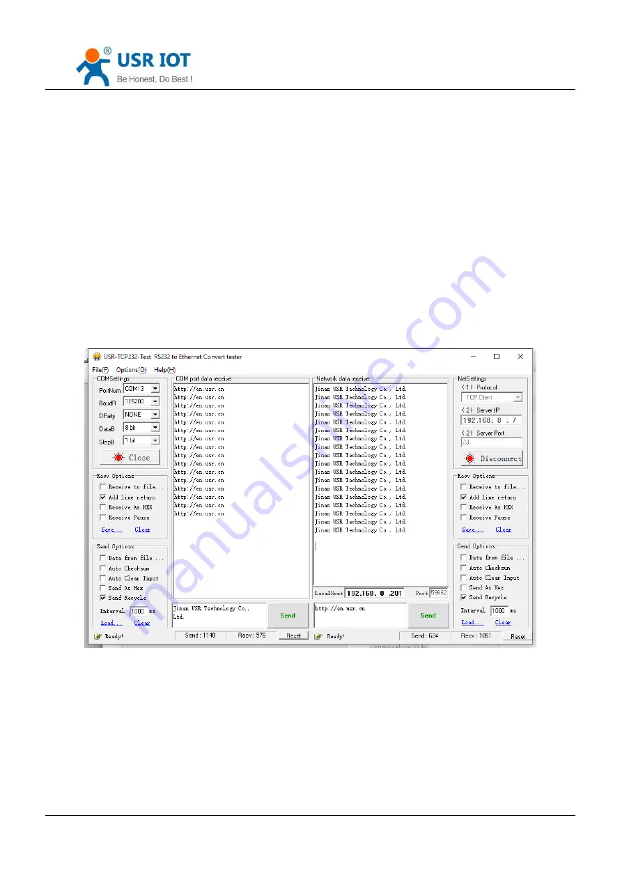 USR IOT USR-N540 User Manual Download Page 6