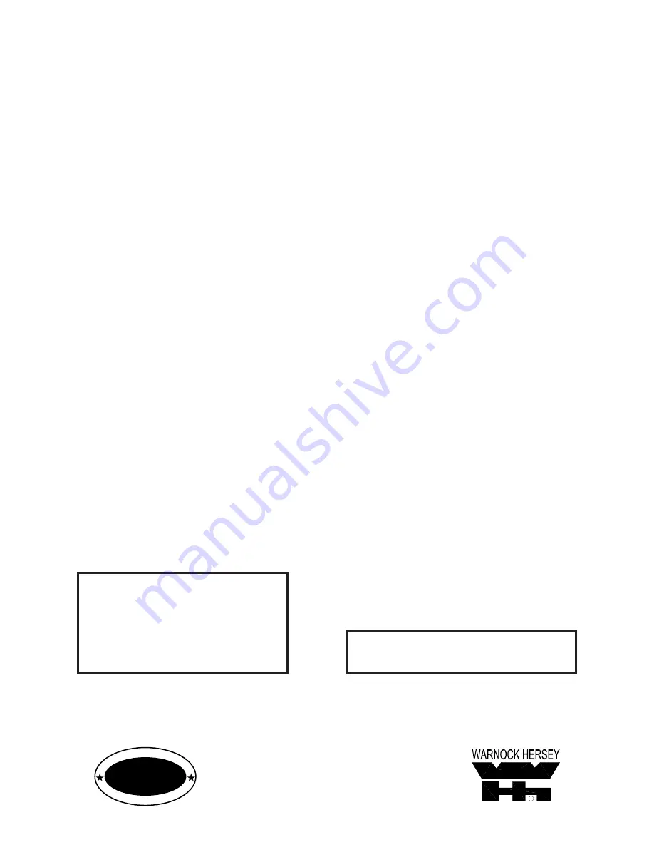 USSC Logwood 1261 Owner'S Manual Download Page 1