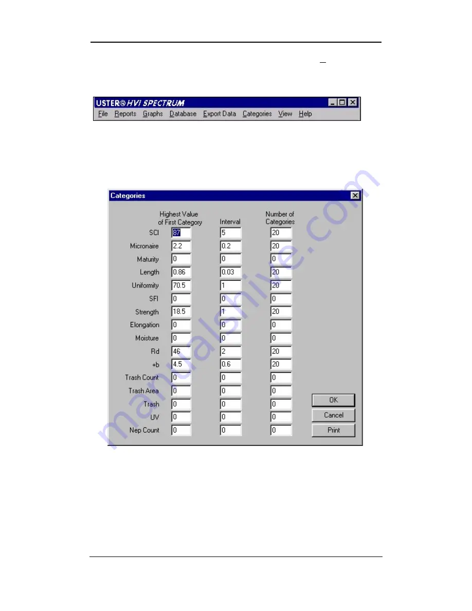 USTER HVI SPECTRUM Instruction Manual Download Page 109