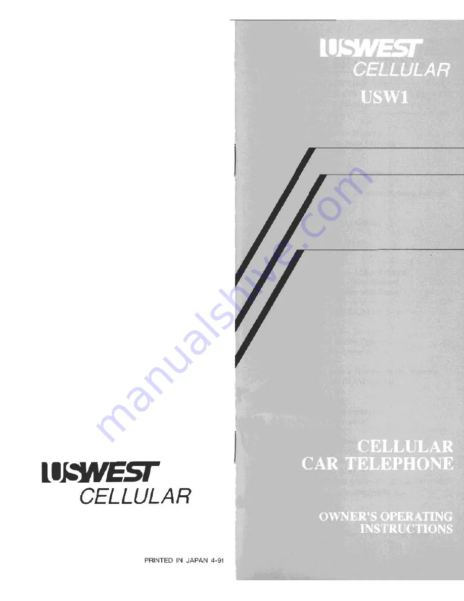 USWest USW1 Скачать руководство пользователя страница 1