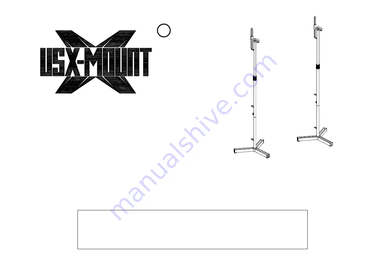 USX-MOUNT XAS501-01 Скачать руководство пользователя страница 1