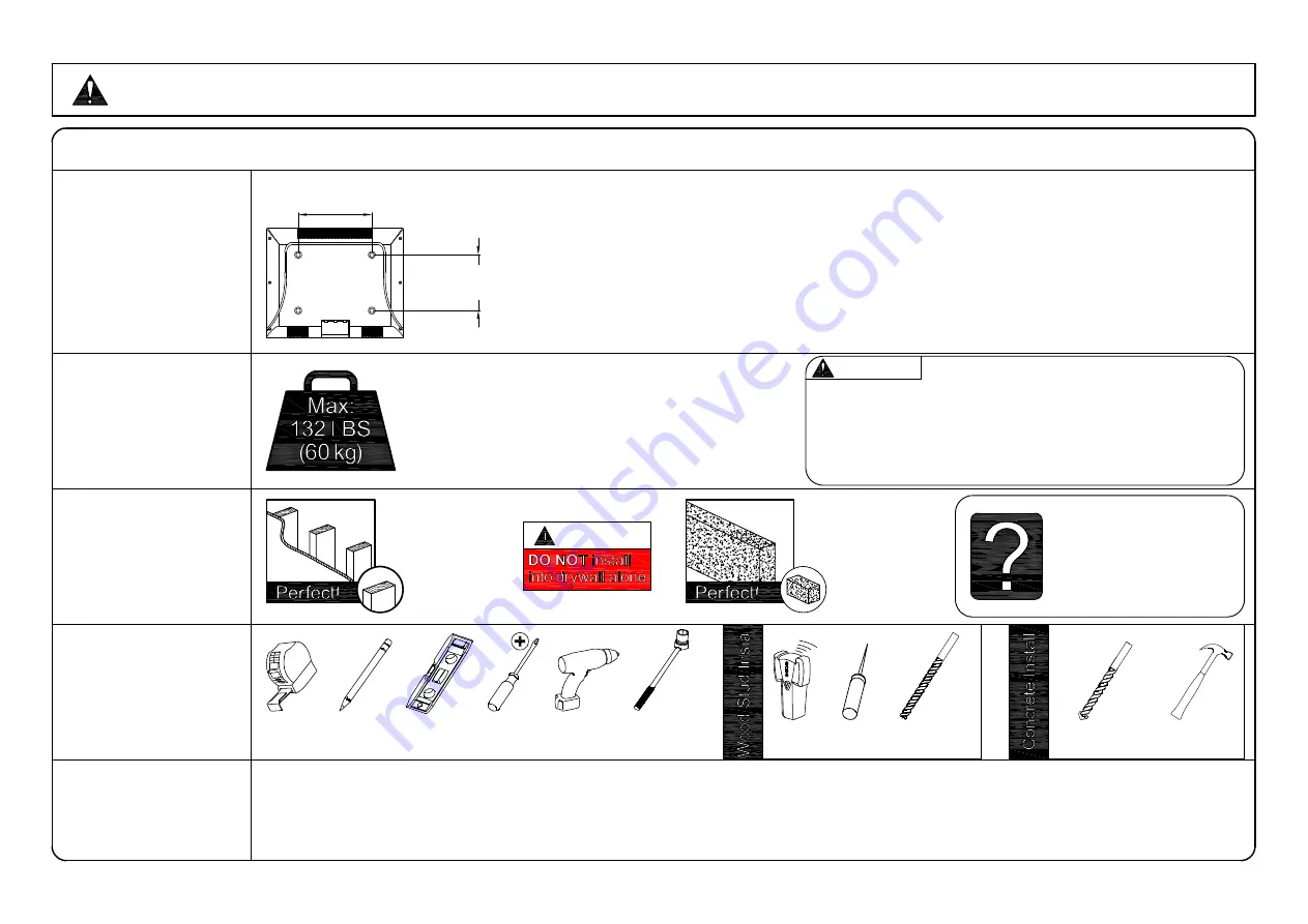 USX-MOUNT XFL006 Instruction Manual Download Page 2