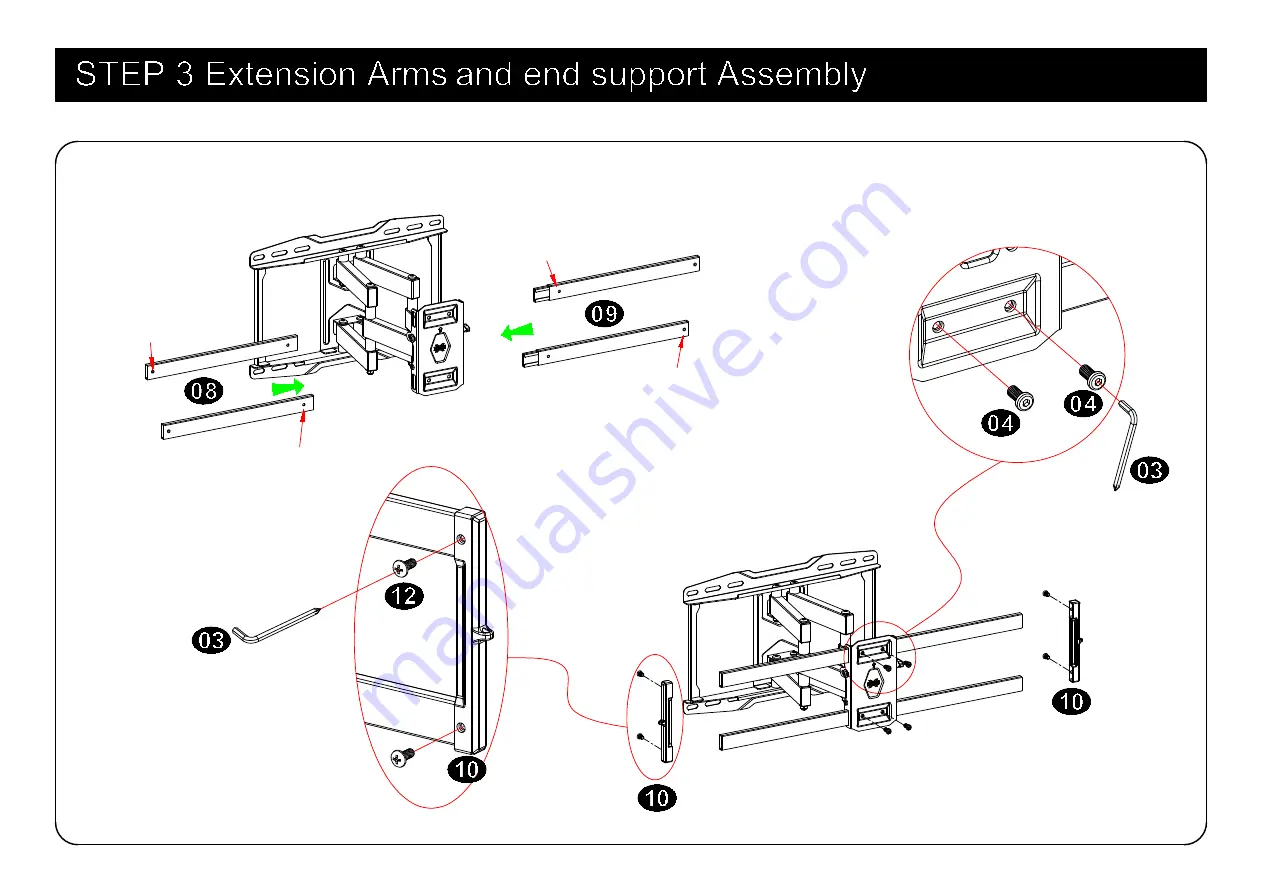 USX-MOUNT XML006-K1 Instruction Manual Download Page 12