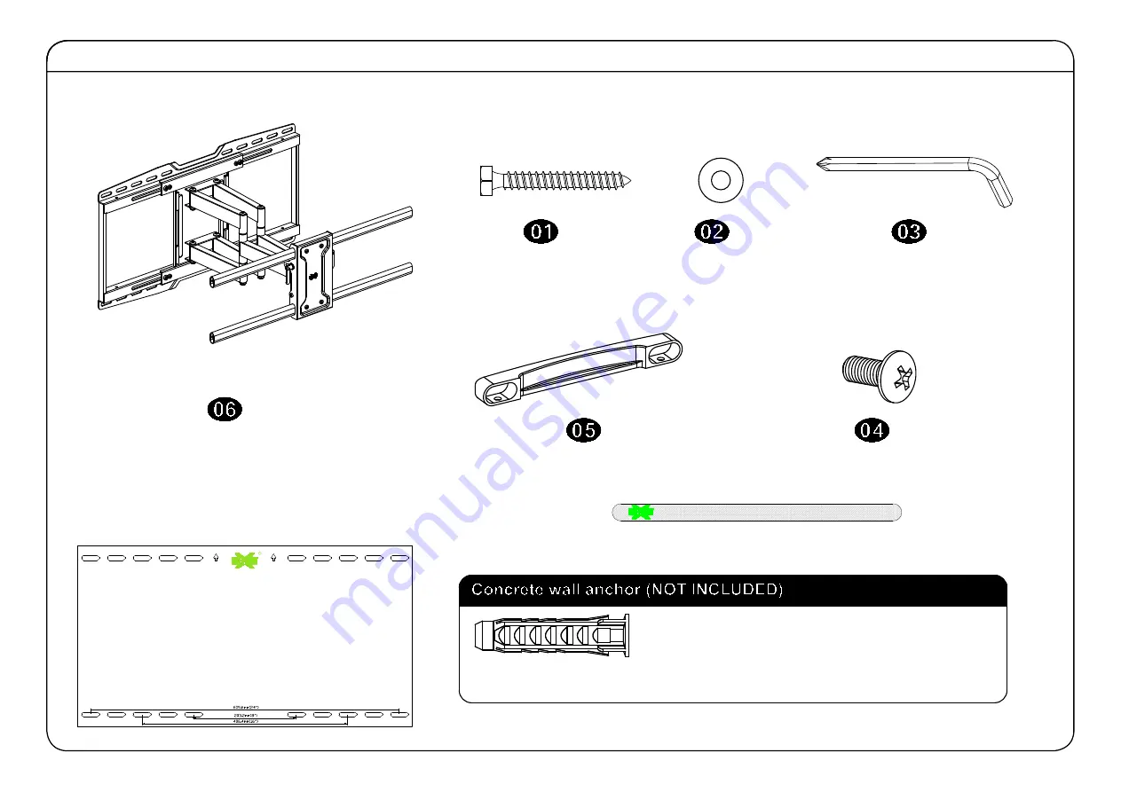 USX-MOUNT XML018-1 Instruction Manual Download Page 5