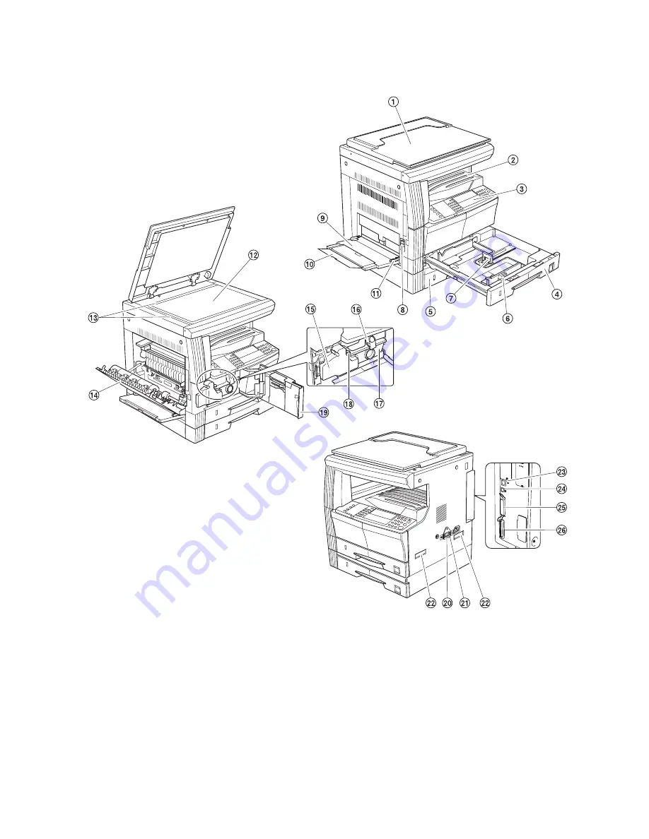 Utax cd 1116 Service Manual Download Page 16