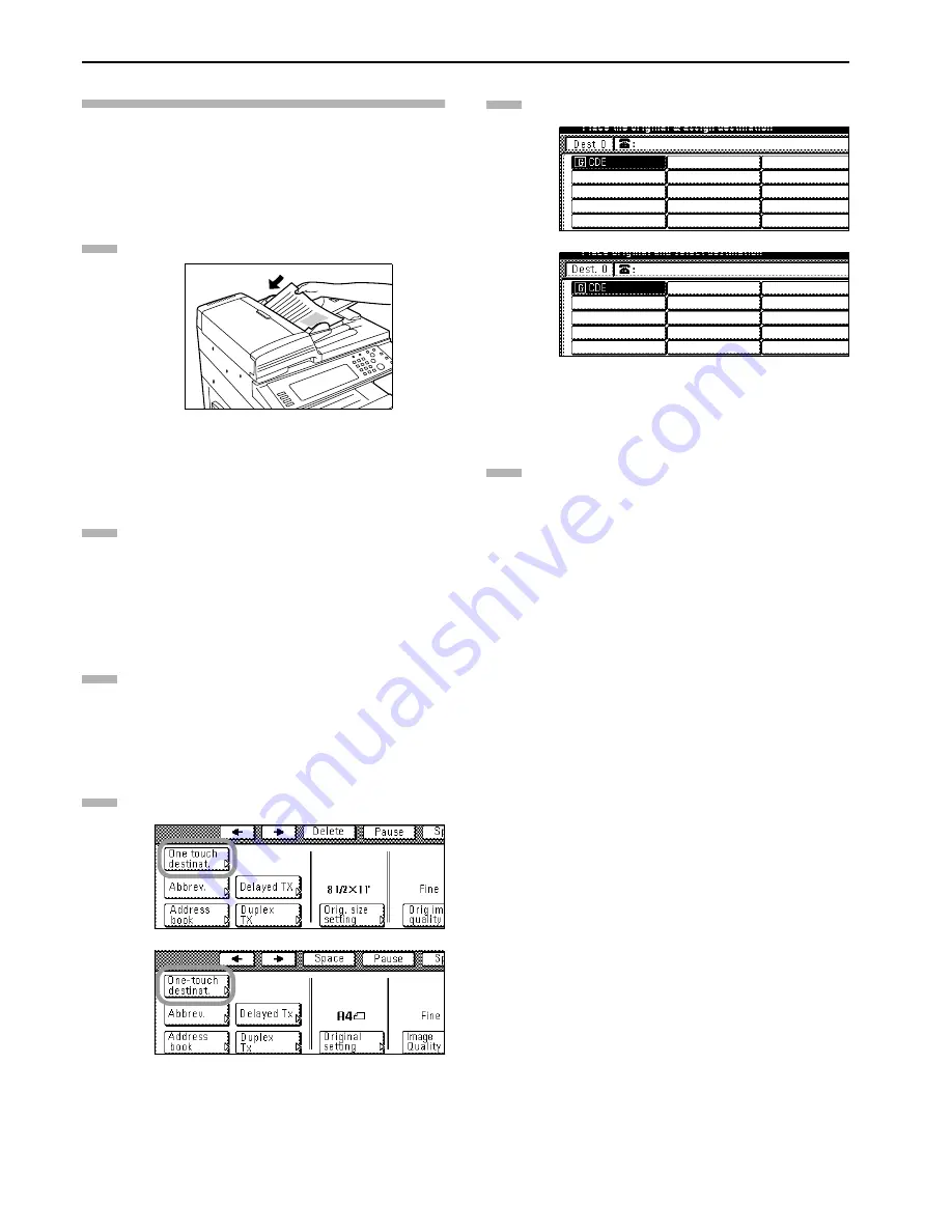 Utax Faxsystem Instruction Handbook Manual Download Page 116