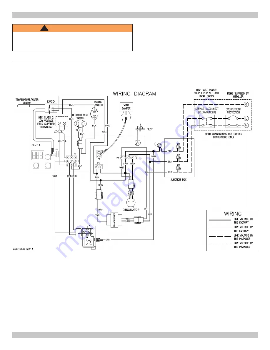 UTICA BOILERS UH15B-060K Installation, Operation & Maintenance Manual Download Page 26