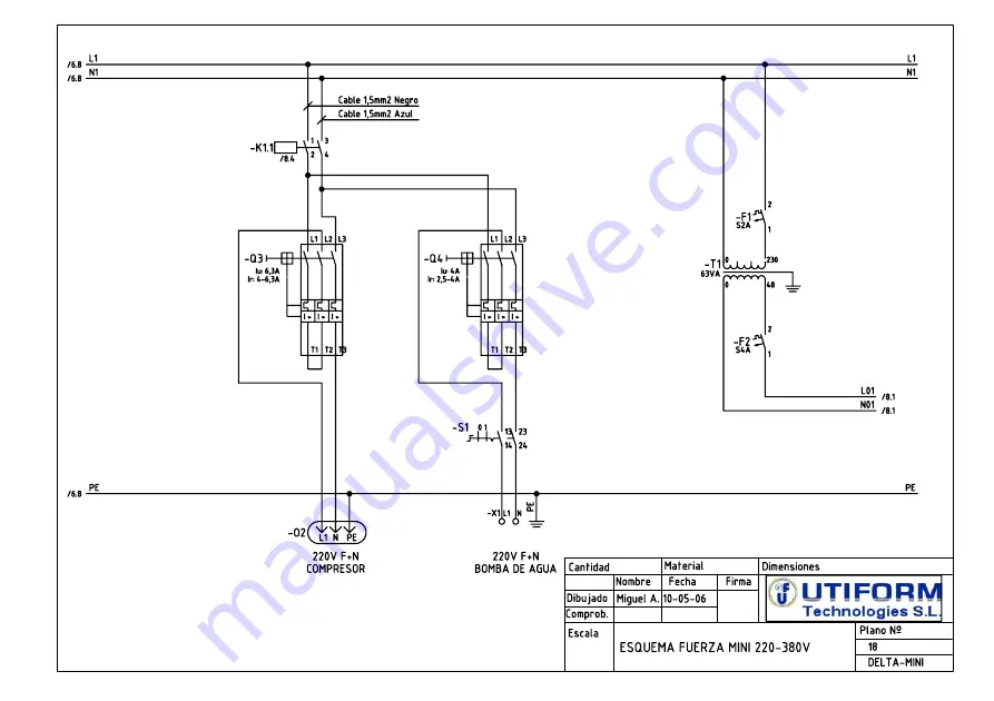 UTIFORM Delta-Mini Instructions Manual Download Page 59