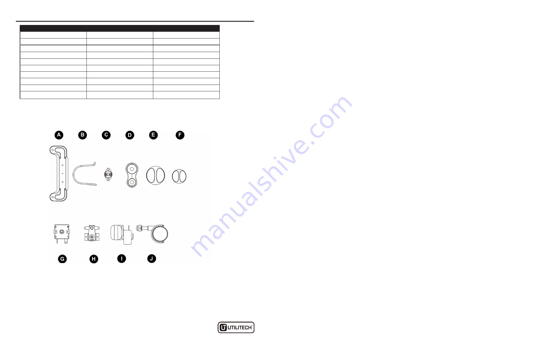 Utilitech 0689360 Manual Download Page 16