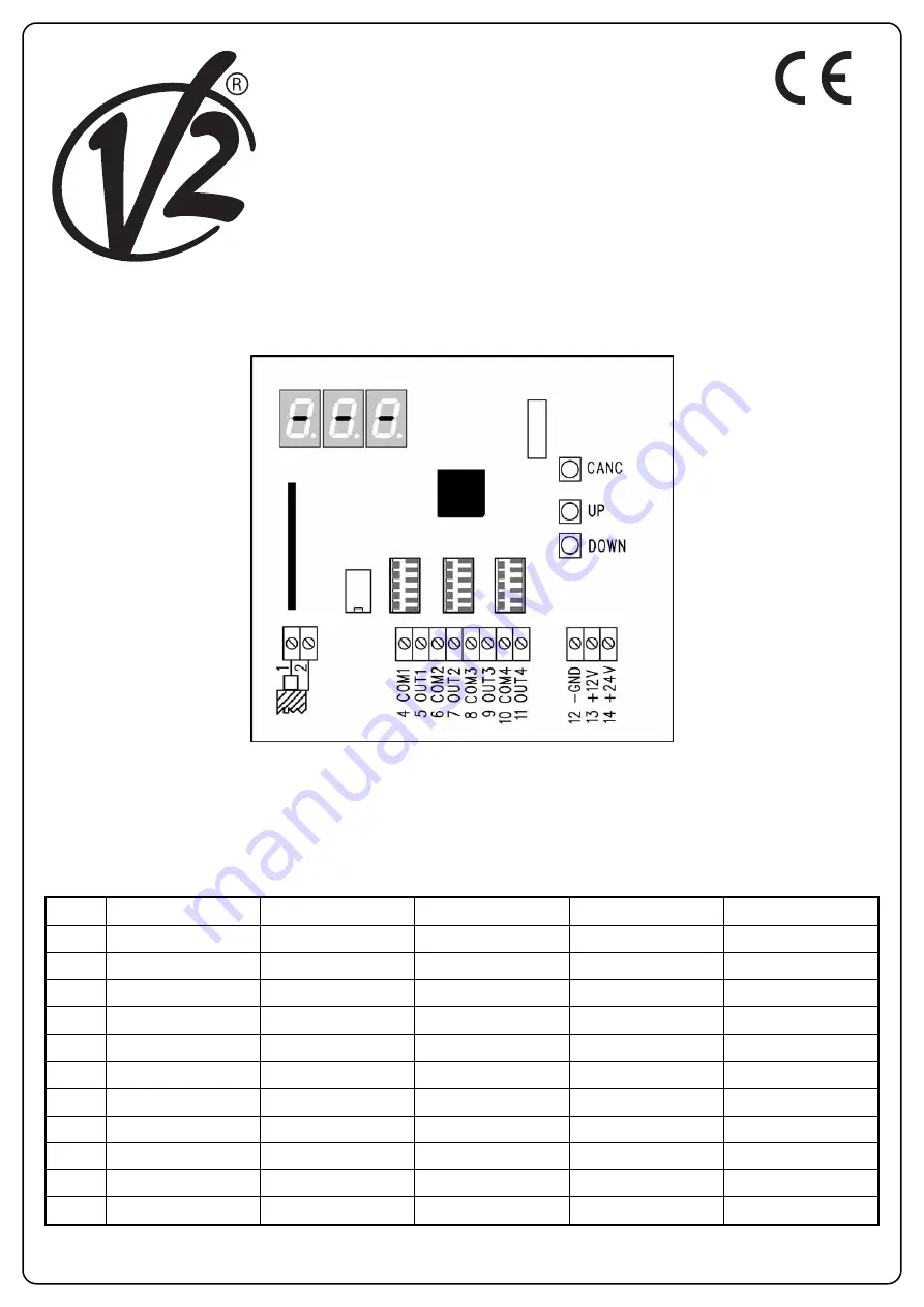 V2 RXP Manual Download Page 1