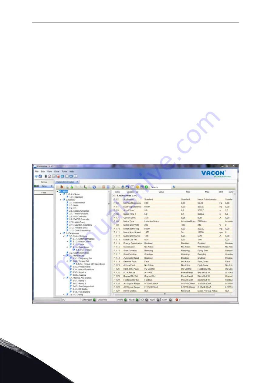 Vacon 100 flow Applications Manual Download Page 112