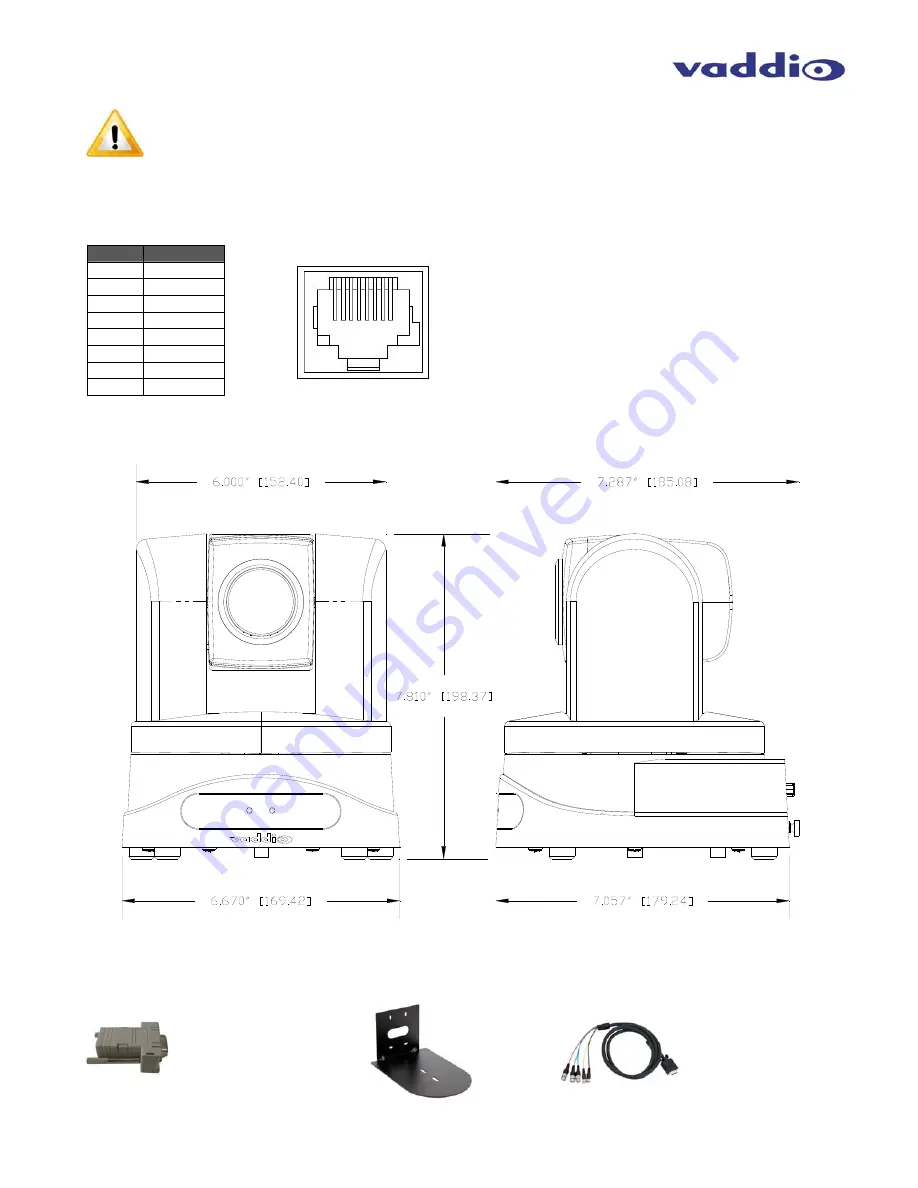 VADDIO 999-6950-000 Installation And User Manual Download Page 11