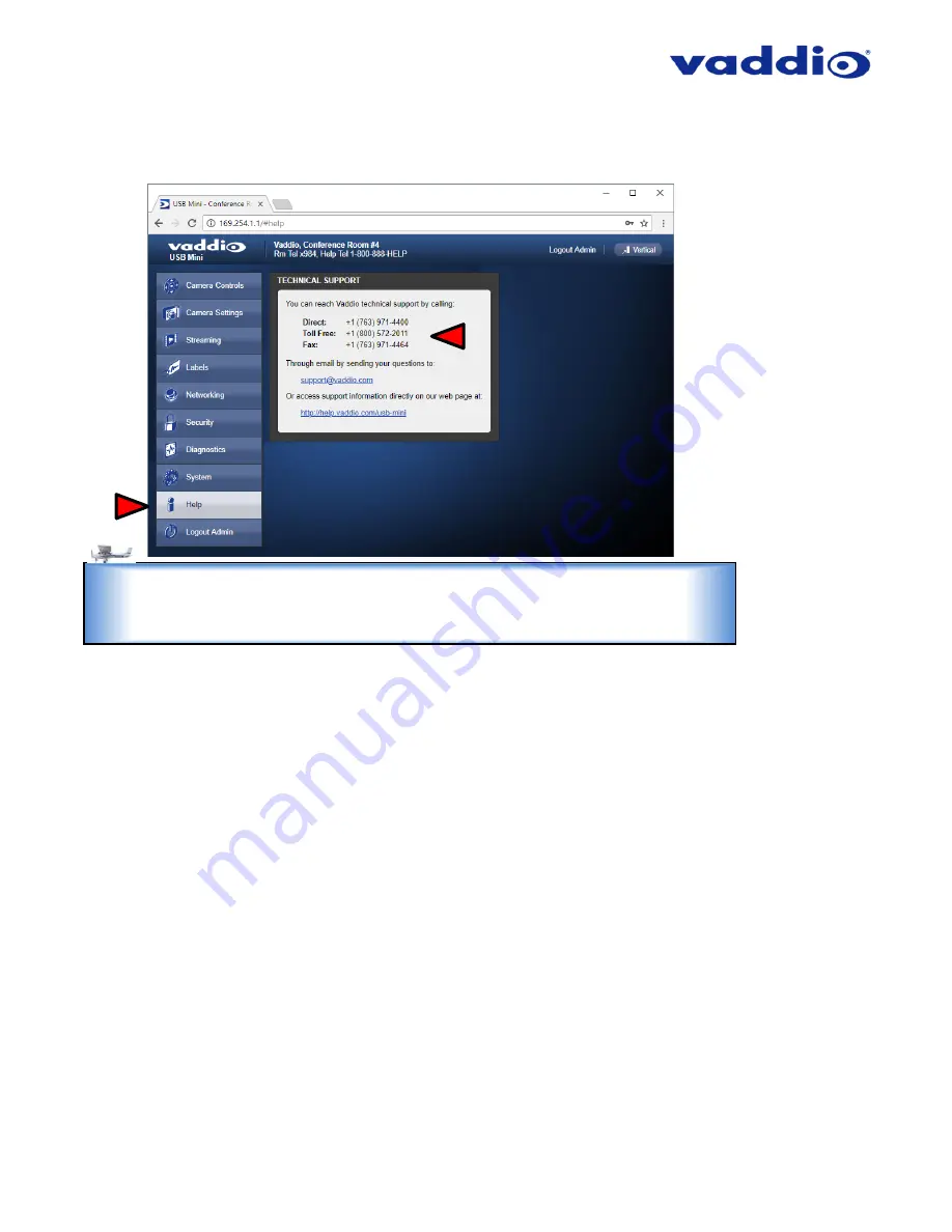 VADDIO ZOOMSHOT 30 Installation And User Manual Download Page 53