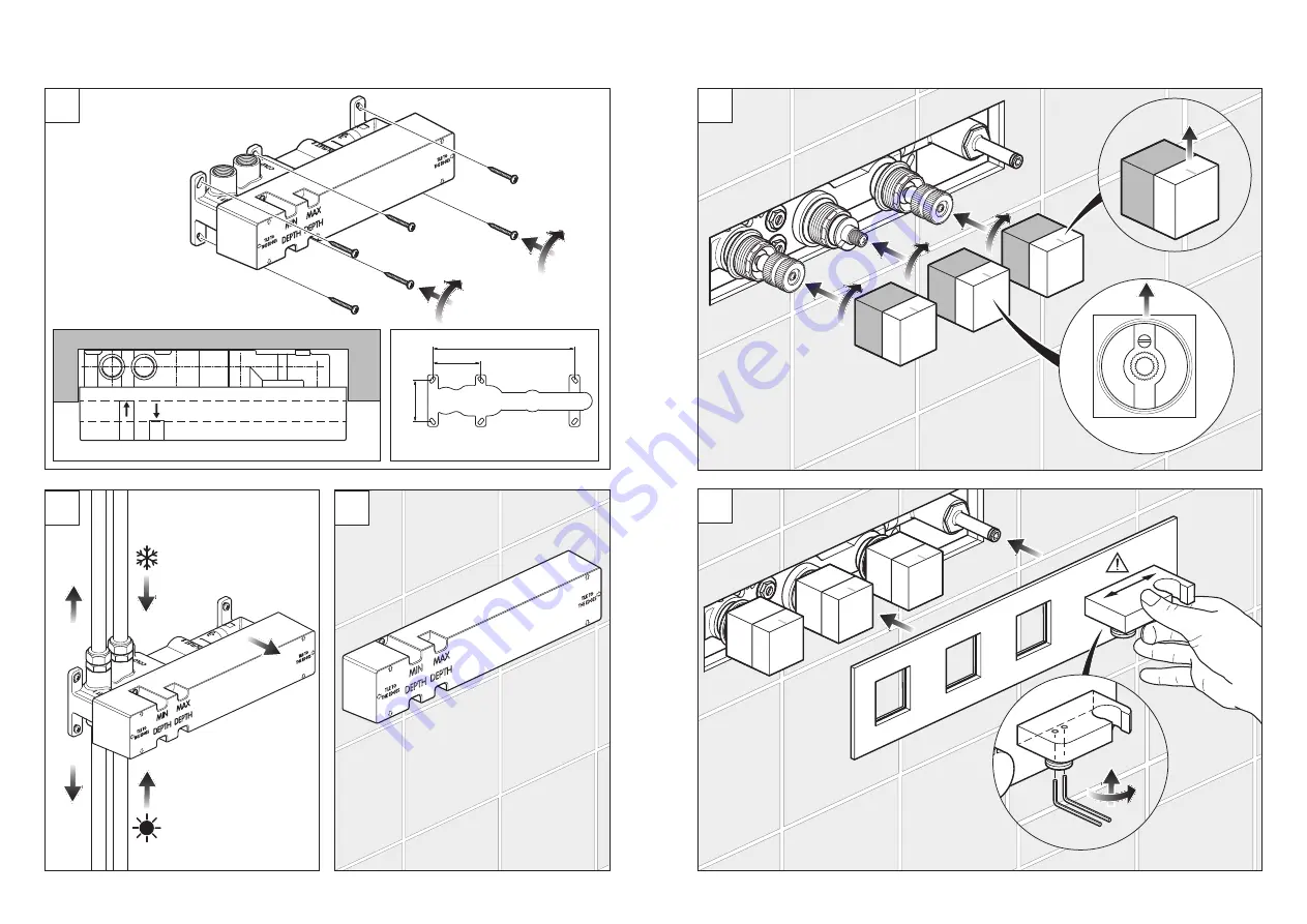 VADO NOTION TAB-128/3WO-NOT-CP Installation Manual Download Page 4