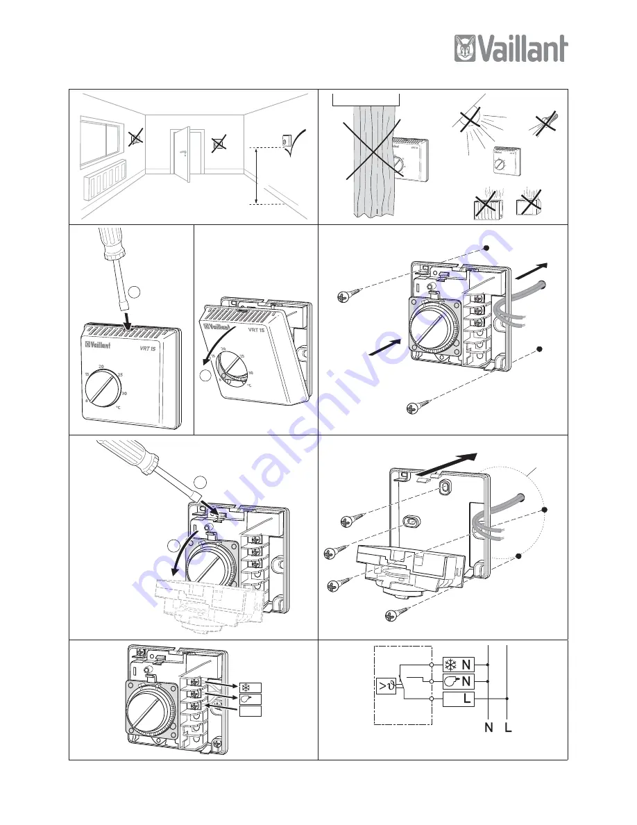 Vaillant VRT 15 Installation Instructions Download Page 1