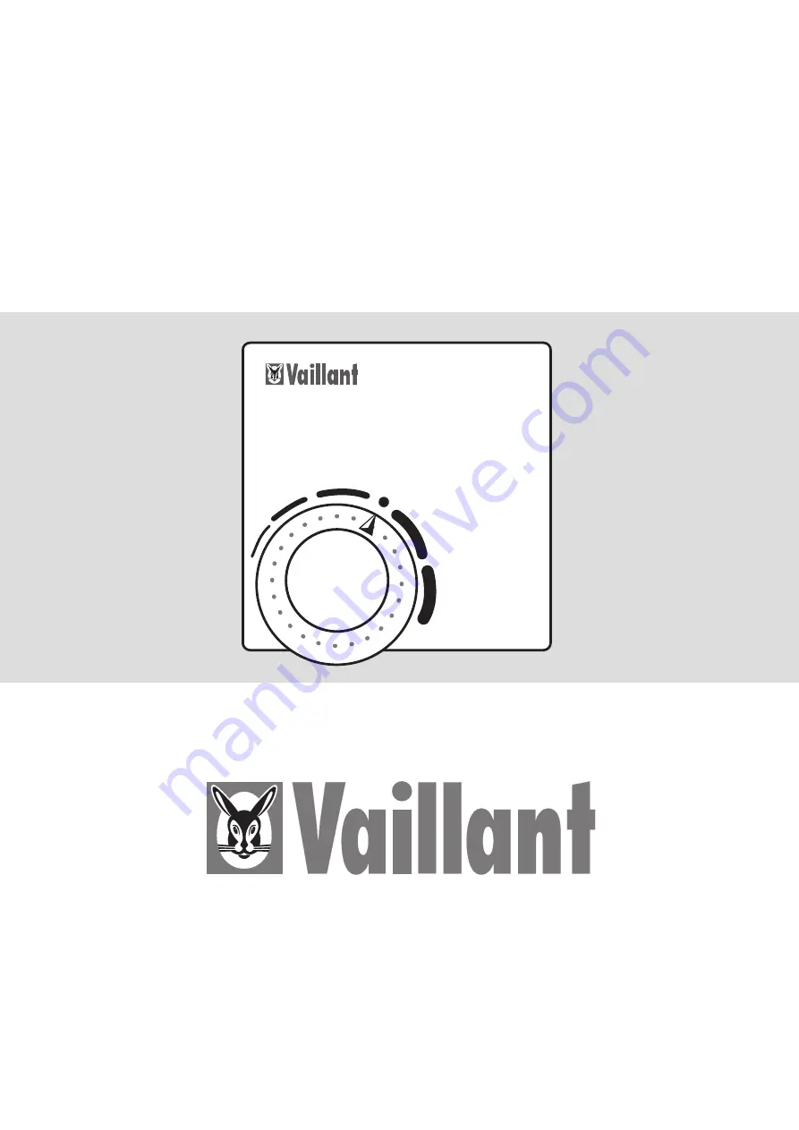 Vaillant VRT 40 Manual Download Page 1