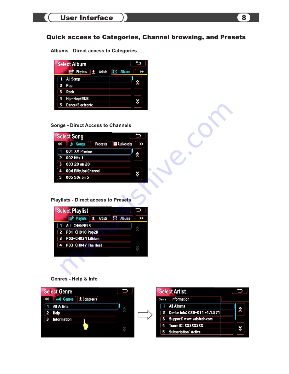 Vais Technology GSR-011 Owner'S Manual Download Page 8